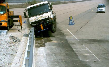 A crash barrier for bridge  